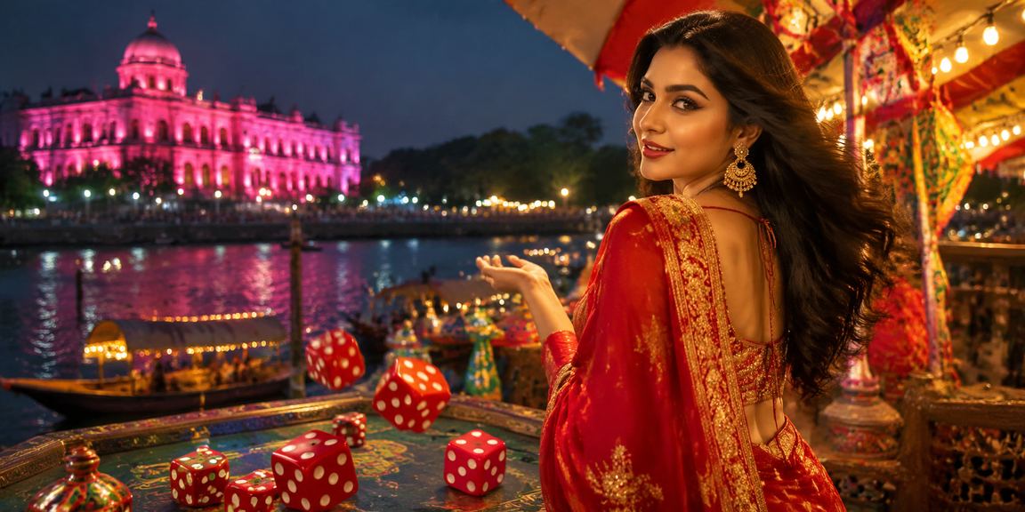 ঢাকায় পুরান গেমস ও দাবার রাতের দৃশ্য